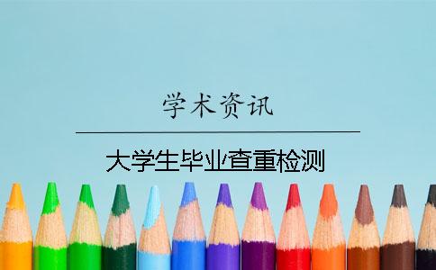 大学生毕业查重检测